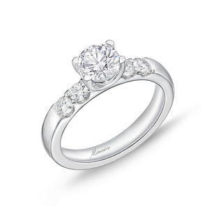 QROD*86_00 Odessa Diamond Engagement Semi-Mount Ring