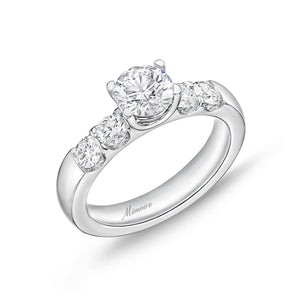 QROD*87_00 Odessa Diamond Engagement Semi-Mount Ring