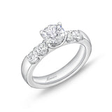 QROD*87_00 Odessa Diamond Engagement Semi-Mount Ring