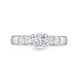 QROD*87_00 Odessa Diamond Engagement Semi-Mount Ring