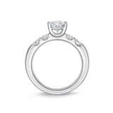 QROD*87_00 Odessa Diamond Engagement Semi-Mount Ring