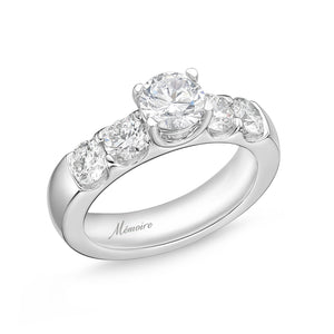 QROD*88_00 Odessa Diamond Engagement Semi-Mount Ring