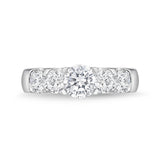 QROD*88_00 Odessa Diamond Engagement Semi-Mount Ring