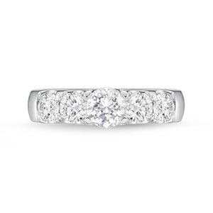 QROD*89_00 Odessa Diamond Engagement Semi-Mount Ring