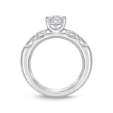 QROD*89_00 Odessa Diamond Engagement Semi-Mount Ring