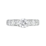 QROD*90_00 Odessa Diamond Engagement Semi-Mount Ring
