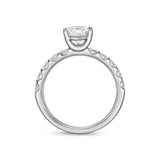 QROD*93_00 Odessa Diamond Engagement Semi-Mount Ring