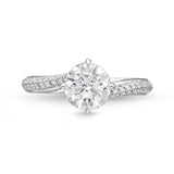 QRPM*30_00 Promise Diamond Engagement Semi-Mount Ring