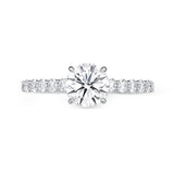 QRPM*33_00 Promise Diamond Engagement Semi-Mount Ring