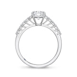 QRPM*33_00 Promise Diamond Engagement Semi-Mount Ring