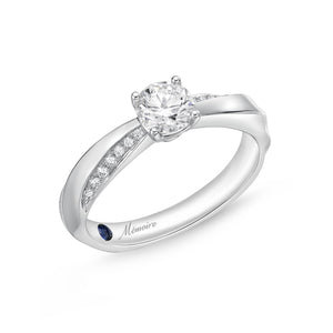 QRPM*35_00 Promise Diamond Engagement Semi-Mount Ring