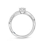 QRPM*35_00 Promise Diamond Engagement Semi-Mount Ring