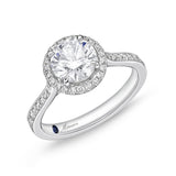 QRPM*41_00 Promise Diamond Engagement Semi-Mount Ring