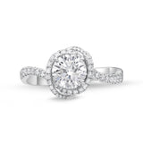 QRPM*53_00 Promise Diamond Engagement Semi-Mount Ring