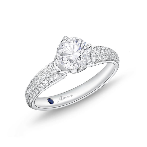 QRPM*55_00 Promise Diamond Engagement Semi-Mount Ring