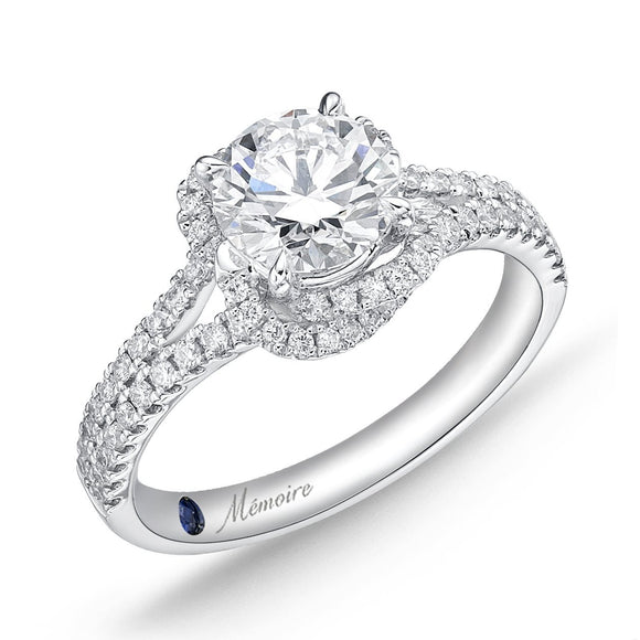 QRPM*57_00 Promise Diamond Engagement Semi-Mount Ring