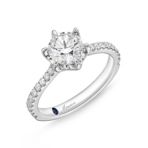 QRPM*65_00 Promise Diamond Engagement Semi-Mount Ring