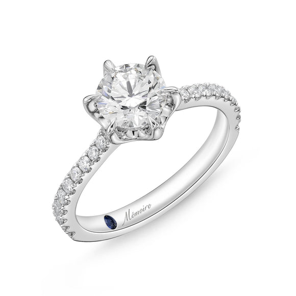 QRPM*65_00 Promise Diamond Engagement Semi-Mount Ring