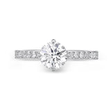 QRPM*68_00 Promise Diamond Engagement Semi-Mount Ring