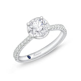 QRPM*69_00 Promise Diamond Engagement Semi-Mount Ring