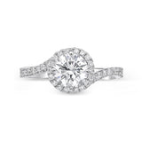 QRPM*70_00 Promise Diamond Engagement Semi-Mount Ring