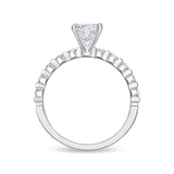 QRPP*15_00 Precious Prong Diamond Engagement Semi-Mount Ring