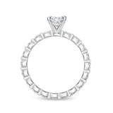 QRPP*18_00 Precious Prong Diamond Engagement Semi-Mount Ring