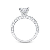 QRPP*30_00 Precious Prong Diamond Engagement Semi-Mount Ring