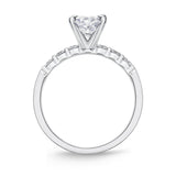 QRPT*44_00 Petite Prong Diamond Engagement Semi-Mount Ring