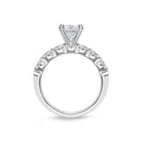 QRPT*51_00 Petite Prong Diamond Engagement Semi-Mount Ring