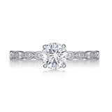QRVG*15_00 Vintage Diamond Engagement Semi-Mount Ring
