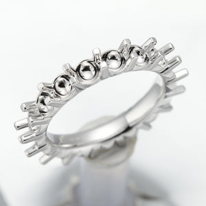 ZRPT209_00 Petite Prong Band Ring Mounting